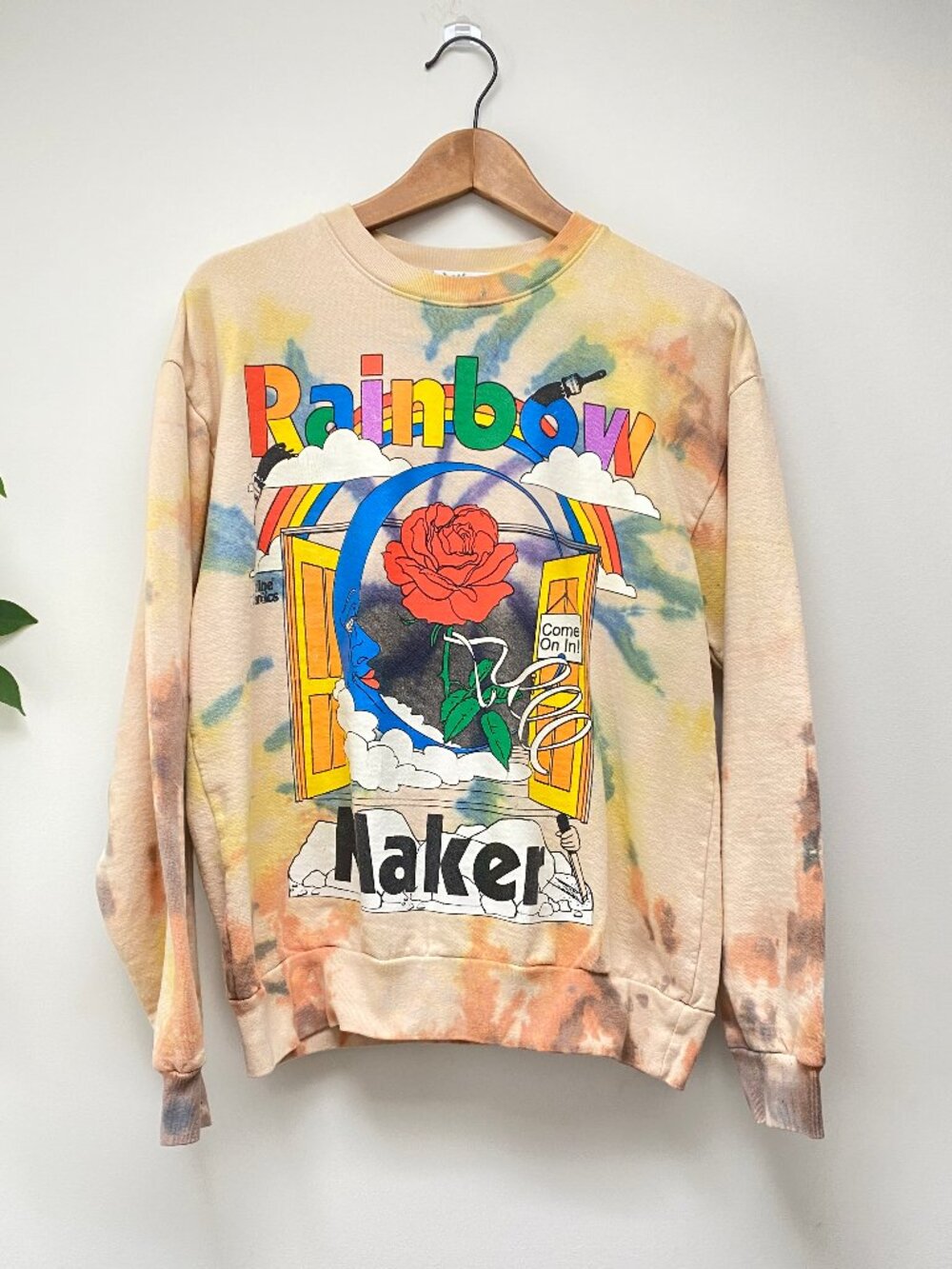 Online Ceramics Sweatshirt - Rainbow Maker Tie Dye Crew Neck - MEDIUM